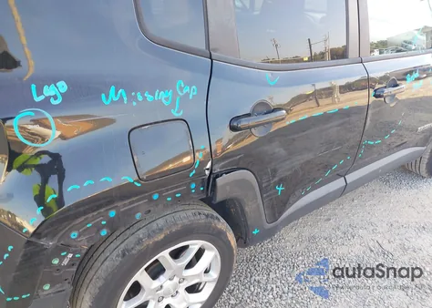 2016 Jeep Renegade Latitude z USA, uszkodzony, nr VIN ZACCJABT5GPD16182